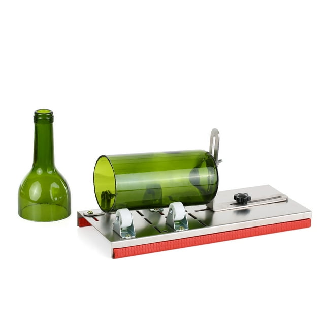 Stainless Steel Adjustable Glass Bottle Cutter DIY Bottle Cutting Tool for Round Oval Bottles Mason Jars