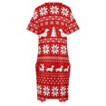 thumbnail image 4 of Dachshunds-Vestido largo con bolsillo para mujer traje holgado con patrón de suéter navideño vestido de verano para uso diario, 4 of 6