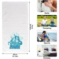 thumbnail image 3 of GZHJMY Octopus Tentacles Curl Towels 100% Cotton Hand Towels for Bathroom 16 x 30 inch, Absorbent Soft & Skin-Friendly, 1 Piece Wash Cloths, 3 of 6