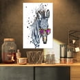 thumbnail image 1 of Design Art - Funny Zebra Watercolor, 1 of 3