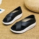 thumbnail image 3 of Verano Color sólido Suave antideslizante Mujer Cuña Columpio Zapato Mujer Zapato Flip Flop Wmkox8yii  shjk2036, 3 of 6