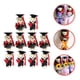 thumbnail image 4 of 10pcs en pie mini graduación oso dio dy bouquet decoración mini oso muñeca, 4 of 5