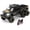 black, variant on Monster Truck Toys Diecast Metal Pickup with Mini Motorcycle for Boys Age 3-7