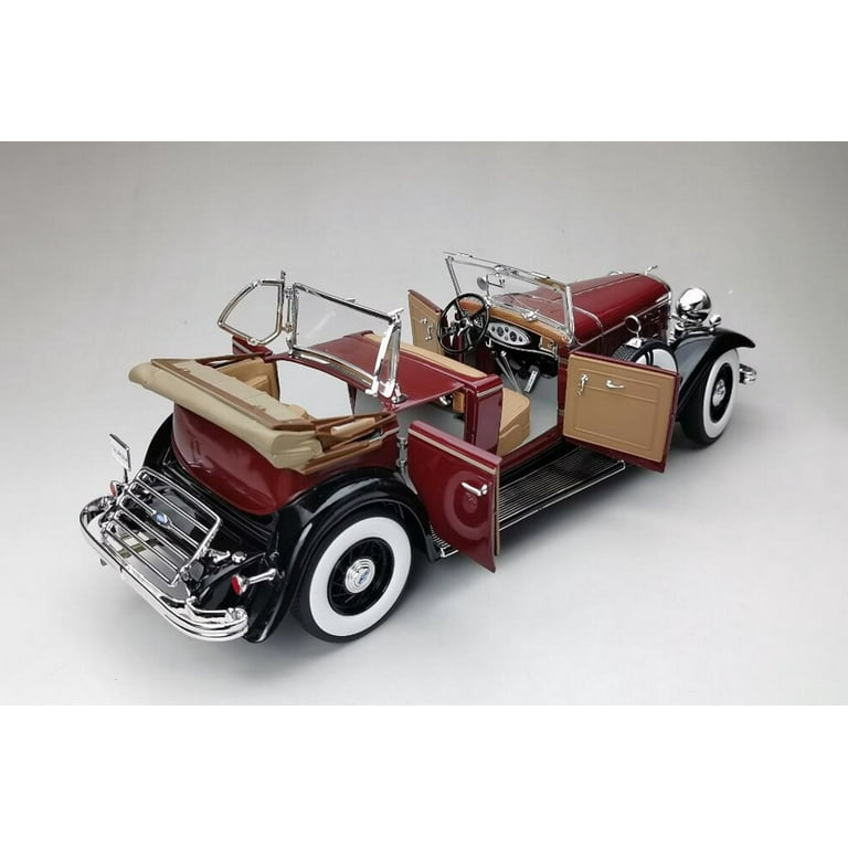 1932 Ford Lincoln KB Top Down Convertible, Burgundy - Sun Star