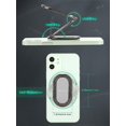 thumbnail image 4 of Support de Téléphone Anneau Doigt Kickstand 360 ° Rotation Ultra-Mince Téléphone Cellulaire Poignée Arrière Téléphone Portable Pliable Support Compatible, 4 of 5