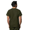 thumbnail image 2 of Adar Universal Unisex Scrubs - V-Neck Tunic Scrub Top - 601 - Olive - 2X, 2 of 7