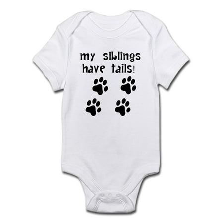 My Siblings Have Tails Body Suit - Baby Light (The Best Way To Have A Baby Boy)
