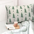 thumbnail image 2 of Christmas Pillow Covers 12x20 Set of 2, Christmas Decor Pillowcase Xmas Tree Geometric Green Throw Pillows Winter Holiday Farmhouse Outdoor Cushion Covers Christmas Decorations for Couch Home, 2 of 6