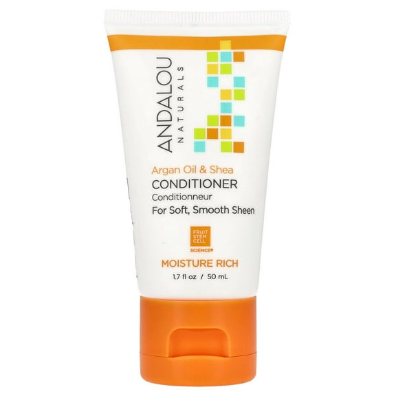 Andalou Naturals Conditioner, Argan Oil & Shea, 1.7 fl oz (50 ml)
