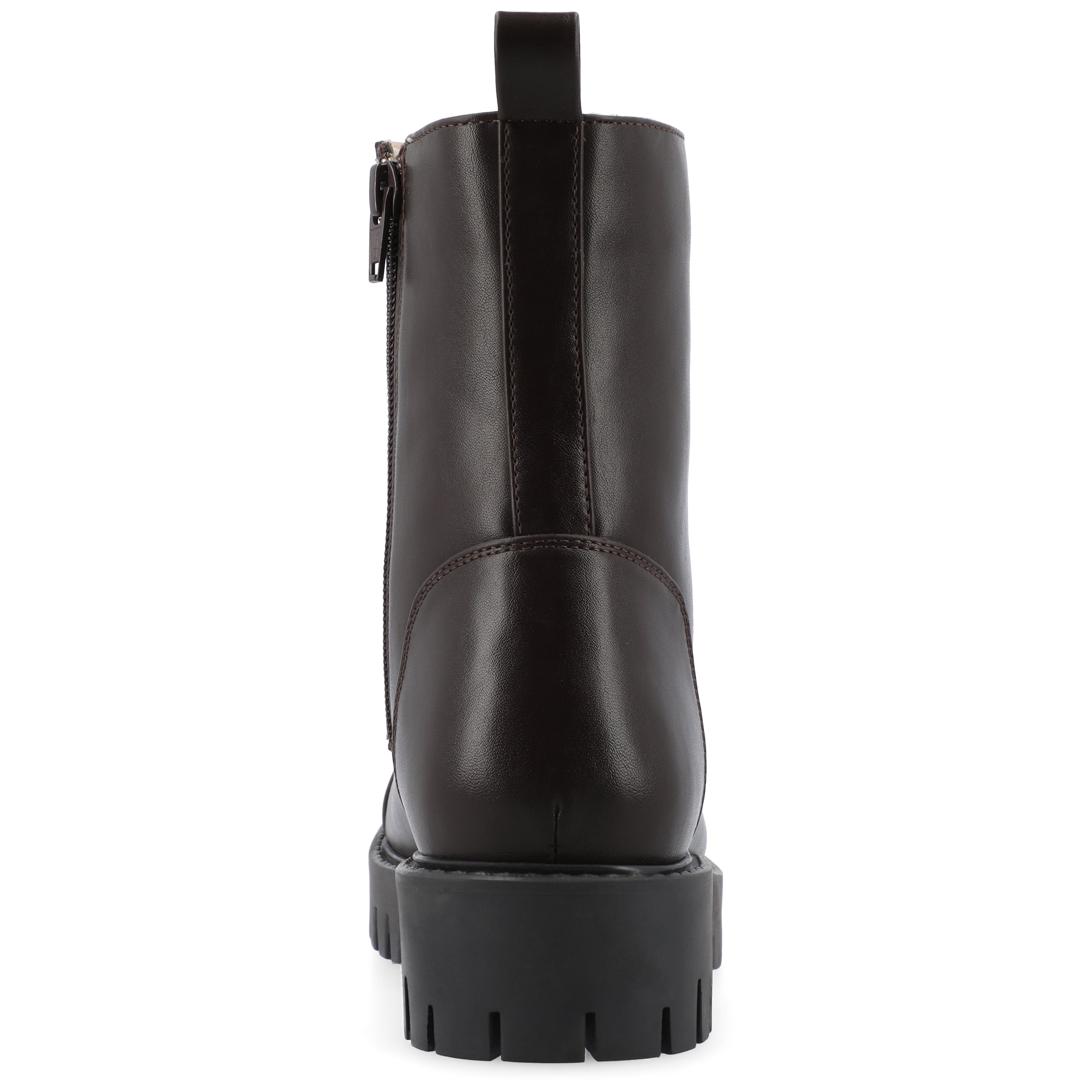 Journee Womens Aaley Combat Inside Zip Booties, Widths Available