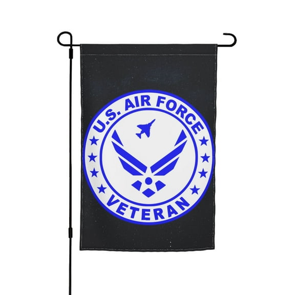 U.S. Air Force Veteran Garden Flag 12x18 Inch Indoor Balcony Courtyard Outdoor Decorative Flag
