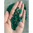 thumbnail image 3 of WHOLESALE Natural Semi Tumbled Malachite Gemstone Chips, Crushed Mini Crystals, Undrilled (Malachite, 1 Pound), 3 of 4