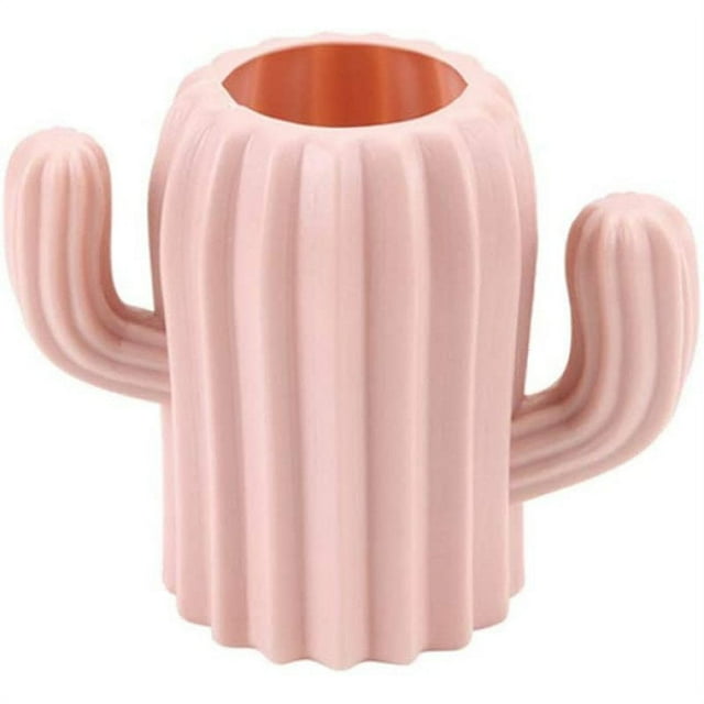 Cartoon cactus pen holder, brush pot, desk organizer