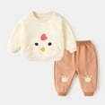 thumbnail image 3 of HIPYLO Christmas Outfits Infant Christmas Outfit Boy White Onesie 12-18 Months Boys 10/12 Clothes 9 Year Old Girl Gifts Small Gift Girls 2t Clothes, Beige 12-18 Months, 3 of 3