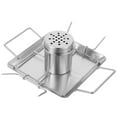 thumbnail image 4 of Shisuyan 1 Set Grilled Rack for Outdoor Roast Chicken Holder Turkey Roast Rack for Home Hotel Restaurant, 4 of 8
