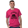 thumbnail image 5 of Leftovers are for Quitters Turkey Day Unisex Plus Size Graphic Tee Brisco Brands 2X, 5 of 6