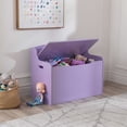 thumbnail image 6 of KidKraft Fill with Fun Wood Toy Box or Bench, Lavender, 6 of 10