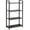 Black, variant on Costway 4-Tier Bookshelf Industrial Bookcase Diaplay Shelf Storage Rack Rustic Brown