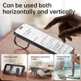 thumbnail image 7 of Transparent Magnetic Case for Apple iPhone 16 Pro Max, Camera Lens Kickstand Compatible with Magsafe Shockproof Slim Fit Luxury Back Cover Clear Phone Case for iPhone 16 Pro Max, Black, 7 of 7