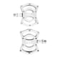 thumbnail image 4 of Pedales para bicicleta BMX 1/2 aluminio plata plateado, 4 of 5