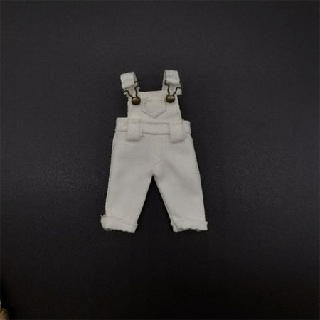 

5 Styles For 1/11 OB11Dolls Fashion Gift Toys Obitsu11 Doll Accessories Doll Clothes Denim Pants Fashion Overalls 3