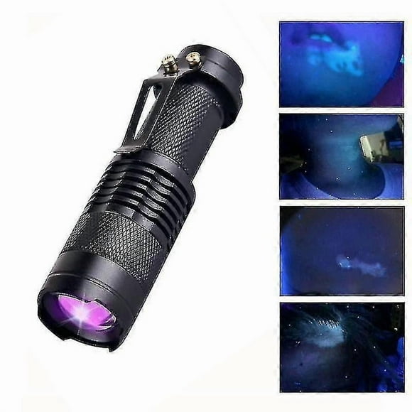 Lightweight Hand-Held Wood's Lamp Wavelength Ultraviolet Diagnostic UV Skin Fungal Detection Analyzer +Flashlight Function Botao