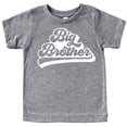 thumbnail image 4 of Big Brother Retro Baseball New Sibling Announcement T-Shirts and Raglans Granite Heather Shirt Youth Medium, 4 of 5