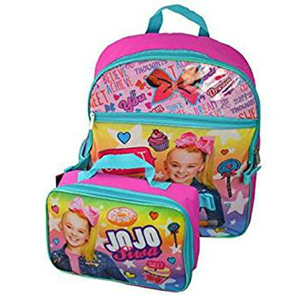 JoJo Siwa - Backpack - Jojo Siwa - Rainbow Color w/Lunch Bag 448676