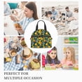thumbnail image 3 of Lafuoo Fresh Orange Pattern Insulated Lunch Bag, Adjustable Shoulder Strap Handheld Crossbody Waterproof Lunch Bag, Unisex-One Size, 3 of 7