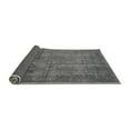 thumbnail image 2 of Ahgly Company Indoor Square Abstract Gray Modern Area Rugs, 8' Square, 2 of 4