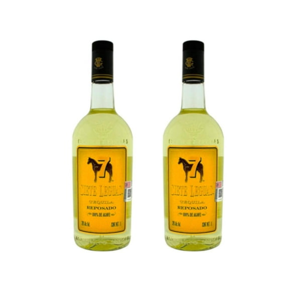Pack de 2 Tequila 7 Leguas Reposado 1 L