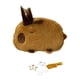thumbnail image 1 of Estuche de lápices de carpincho de peluche con cremallera, material escolar multiusos Marrón, 1 of 9