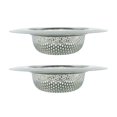 thumbnail image 1 of Kitchen Sink Strainer, Garbage Disposal Strainer Sink Drain Catcher Plug Drain Cover Kitchen Sink Basket for Kitchen Sinks, Stainless Steel, Large Wide Rim 4.5" Diameter, 2PCS, 1 of 4