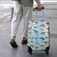 thumbnail image 3 of Colorful Dinosaurs Names Labels Pattern Luggage Cover Fashion Suitcase Cover Baggage Covers Fit 25-28 Inch Luggage (Go Travel), 3 of 5