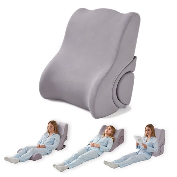 Reading Pillow for Bed, Backrest Pillow for Sitting Up, Bed Support Pillow for Reading, Floor Pillow for Relaxing and Lounging