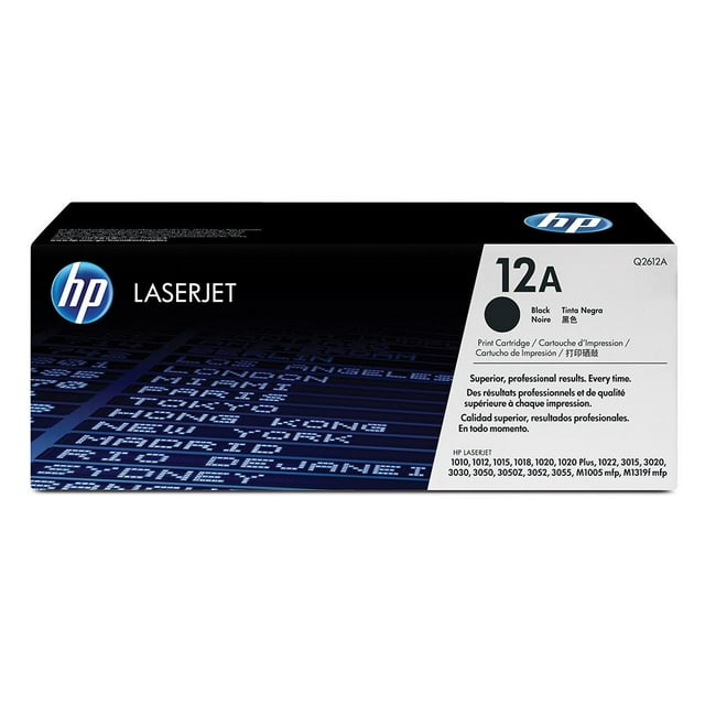Cartucho de Tóner HP Joy 12A Negro