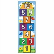 Kids' Hop & Count Hopscotch Rug & Throwing Beanies Playmat