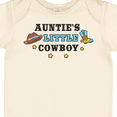 thumbnail image 4 of Inktastic Aunties Little Cowboy with Cowboy Hat and Boots Boys Baby Bodysuit, 4 of 5