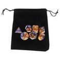 thumbnail image 2 of TISHITA 7x Game Dices Toys Math Teaching D8 D10 D12 D20 Bicolor Engraved Rolling M, 2 of 6