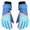Blue, variant on Gloves Ski Outdoor Windproof Waterproof Fleece Thick Warm Gloves - Red