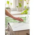 thumbnail image 3 of Cotton Clinic Farmhouse Kitchen Towels 12 Pack 16x26 - Green White, 3 of 6