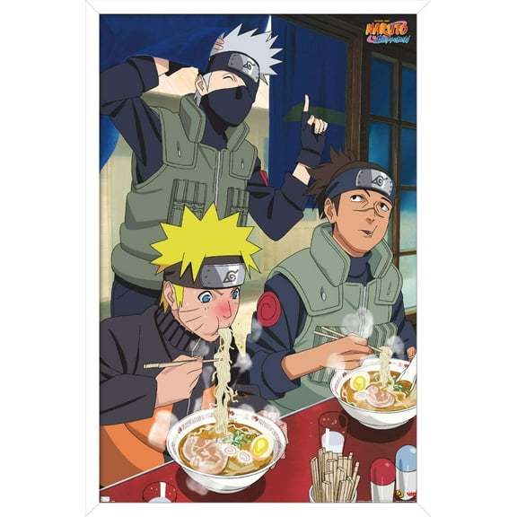 Naruto - Food Wall Poster, 22.375" x 34", Framed