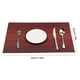thumbnail image 4 of Juego De 6 Manteles Individuales De Pvc Para Mesa De Comedor, Manteles Individuales De Pvc Tejidos Lavables, Manteles Individuales Antideslizantes Resistentes Al Calor Para Cocina, Manteles Para Mesa Kearding HA026693-01, 4 of 6