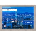 thumbnail image 3 of ArtToFrames 19.3x13.8 Inch - 49x35 CM Brown Puzzle Frame for 500 piece Puzzles.1.25 Inch Custom MDF Puzzle Frames, Gray Oak - Comes with Regular Glass, 3 of 6