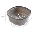 thumbnail image 3 of Kitchen Sink Vegetable Basin Draining Basket Fruit Washing Tray Double Layer, 3 of 12