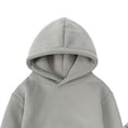 thumbnail image 3 of Gytharion Kids 2PC Fleece Lined Sweatsuits Warm Thickened Solid Color Hoodies Suits Kangaroo Pocket Pullover Sweatshirts and Elastic Wasit Jogger Pants Outfits for Fall and Winter,1Y-13Y, 3 of 4