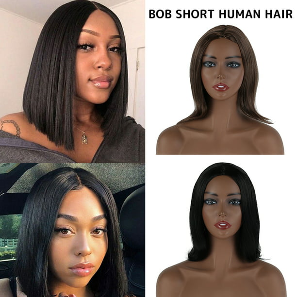 Keyohome Tailored Womens Short Straight Hair Wigs Ladies Bob Style Natural  Cosplay Wig hort Hair Fluffy Head Cover 