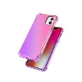 thumbnail image 4 of Langgg Mobile Phone Case Soft Anti-drop Gradient Color Cover Shockproof Protective Shell for iPhone11 6.1 Black Golden, 4 of 9