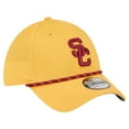 thumbnail image 3 of Men's New Era  Gold USC Trojans Rope 39THIRTY Flex Hat, 3 of 5