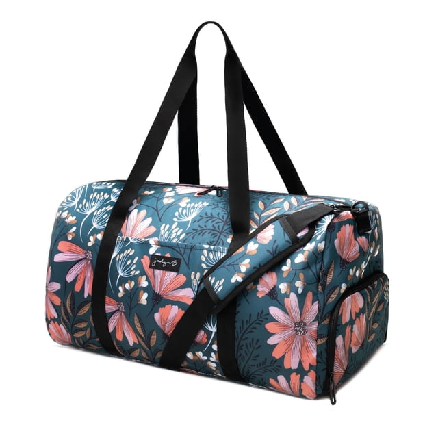 Bolsa de viaje Jadyn 22 para mujer, tamaño grande, de fin de semana con bolsillo para zapatos